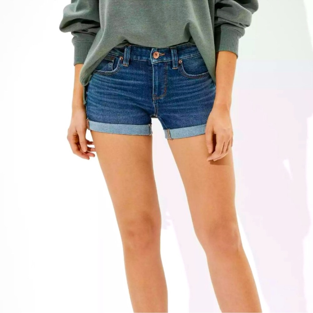 American Eagle Denim Midi Shorts - Picture 3 of 4